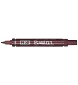 Marqueur permanent N50 pointe ogive 2 mm Marron