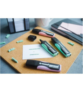 Surligneur GREEN BOSS Pastel, set de bureau de 8