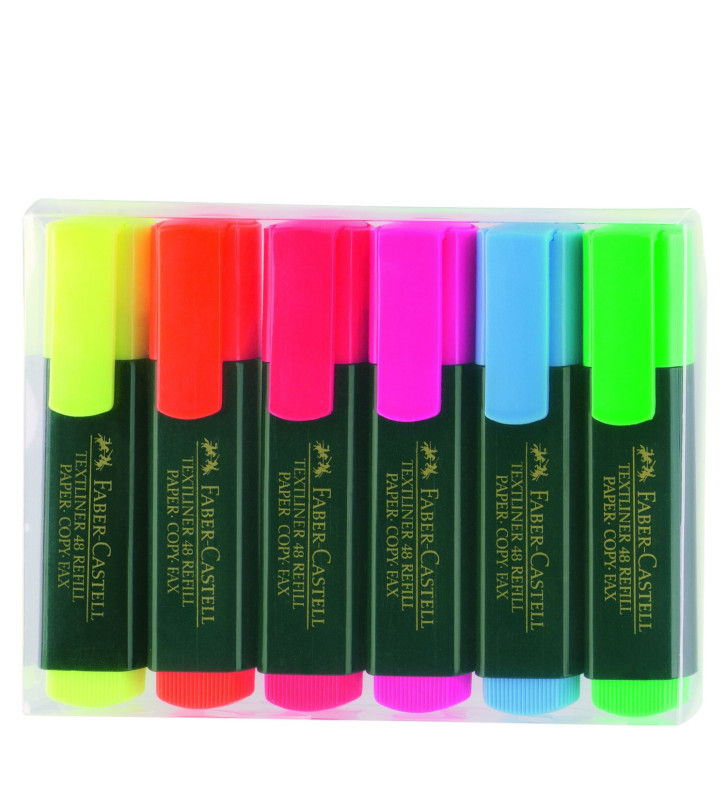 Surligneur TEXTLINER 48 Refill Pack de 6