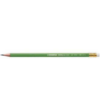 Crayon Graphite GREENGraph bout gomme HB