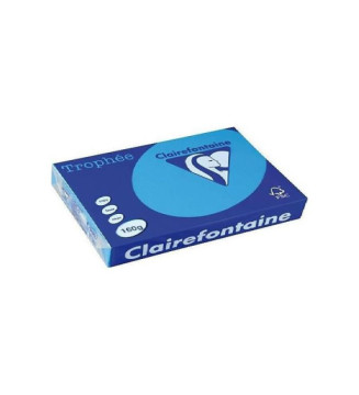 Ramette 250 Feuilles Papier 160g A4 210x297 mm Bleu turquoise