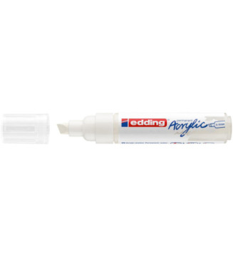 Marqueur acrylique large 5000 blanc trafic 5-10 mm