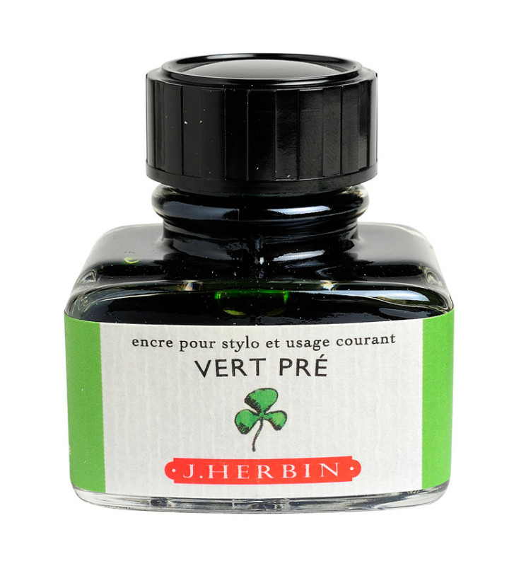 Encre traditionnelle à stylo en flacon D 30ml Vert pré