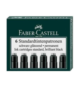 Etui de 6 cartouches d'encre Standard Noir