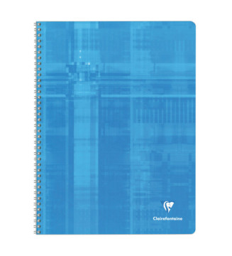 Cahier reliure intégrale 24x32 100p Q.5x5 coloris aléatoires