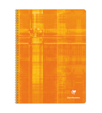 Cahier reliure intégrale 24x32 100p Q.5x5 coloris aléatoires