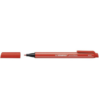 Stylo feutre pointMax pointe moyenne 0.8mm Rouge Carmin