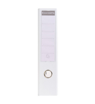 Classeur à levier Prem'Touch dos 70mm 1 pochette extérieure A4 blanc