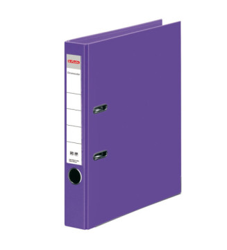 Classeur à levier maX.file Protect Plus Polypro Int / Ext Dos de 50 mm Lilas