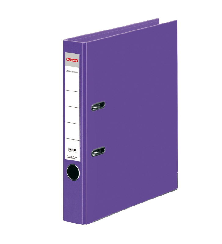 Classeur à levier maX.file Protect Plus Polypro Int / Ext Dos de 50 mm Lilas