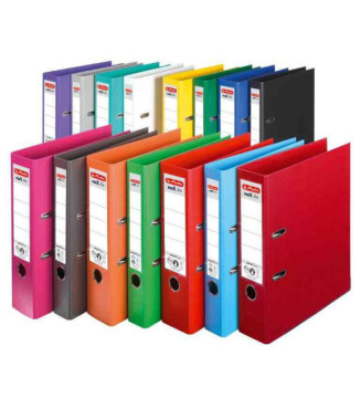 Classeur à levier maX.file Protect Plus Polypro Int / Ext Dos de 50 mm Lilas