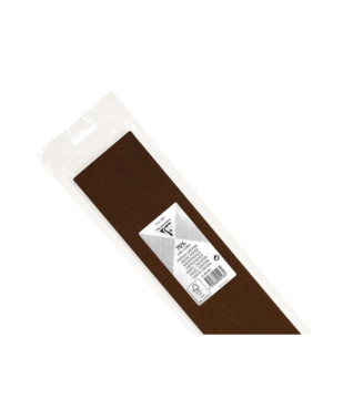 Rouleau de papier crépon 75% 2,50x0,50m chocolat