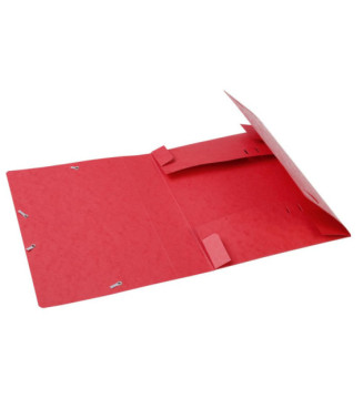 Boite de classement Cartobox Dos 60mm Carte lustrée - A4 - Rouge