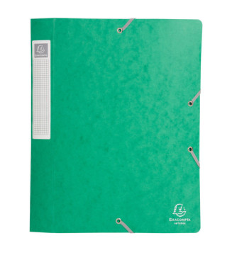 Boite de classement livrée à plat Cartobox Dos 40mm Carte lustrée - A4 Vert