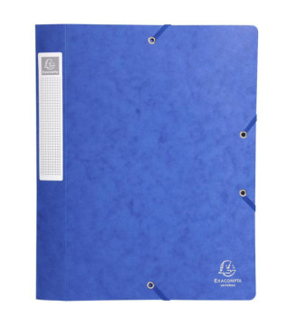 Boite de classement livrée à plat Cartobox Dos 40mm Carte lustrée - A4 Bleu
