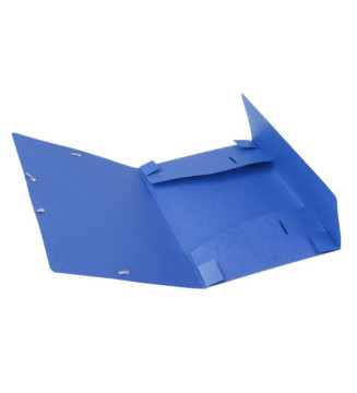 Boite de classement livrée à plat Cartobox Dos 40mm Carte lustrée - A4 Bleu