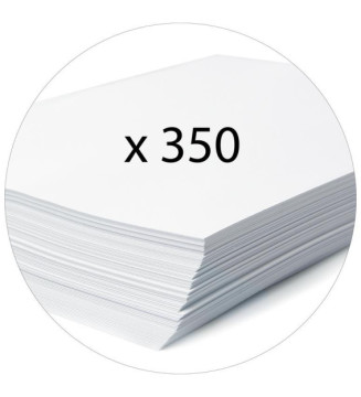 Boite de classement livrée à plat Cartobox Dos 40mm Carte lustrée - A4 Bleu