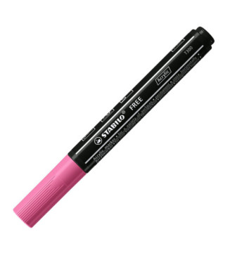 Marqueur pointe moyenne FREE acrylic T300 rose