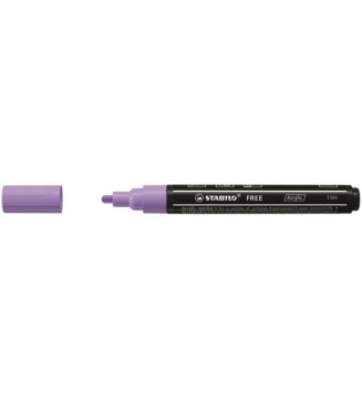 Marqueur pointe moyenne FREE acrylic T300 lilas clair