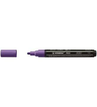 Marqueur pointe moyenne FREE acrylic T300 violet