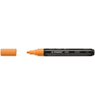 Marqueur pointe moyenne FREE acrylic T300 orange