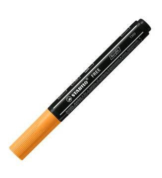 Marqueur pointe moyenne FREE acrylic T300 orange