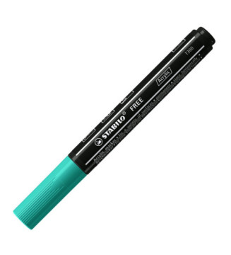 Marqueur pointe moyenne FREE acrylic T300 vert turquoise