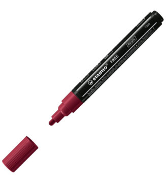 Marqueur pointe moyenne FREE acrylic T300 pourpre
