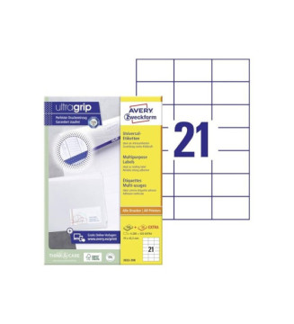 Etiquettes multi-usages, 70 x 42,3 mm, blanc