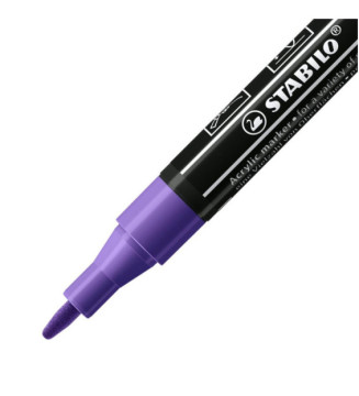 Marqueur pointe fine FREE acrylic T100 violet