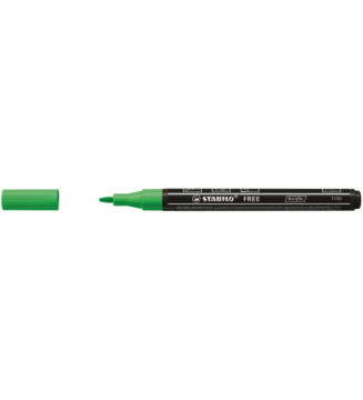 Marqueur pointe fine FREE acrylic T100 vert feuille
