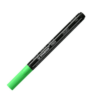 Marqueur pointe fine FREE acrylic T100 vert feuille