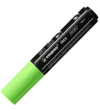 Marqueur pointe large FREE acrylic T800C vert clair