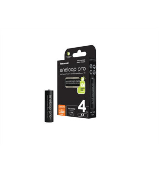 Eneloop Pro Pack 4 Piles Rechargeables Mignon 2500mAh AA Ni-MH 1,2V
