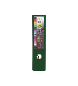 Classeur à levier Prem'Touch dos 80mm A4 vert foncé