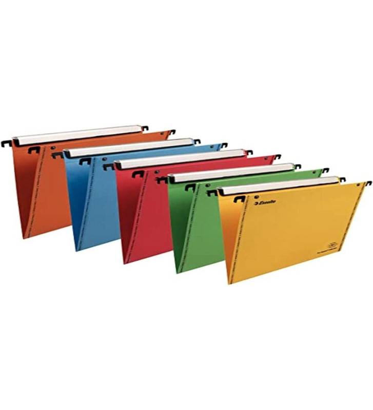 Pack de 10 Dossiers Suspendus Verticaux Tiroir VMG VisioPlus fond V Assortis