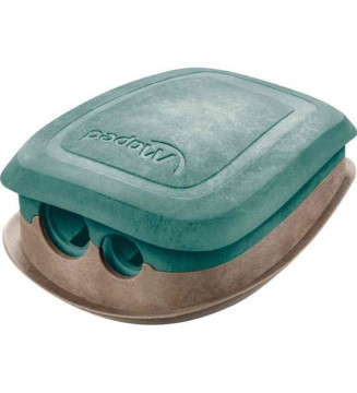 Taille-crayon 2 usages PULSE SMILING PLANET, bleu/brun