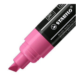 Marqueur pointe large FREE acrylic T800C rose
