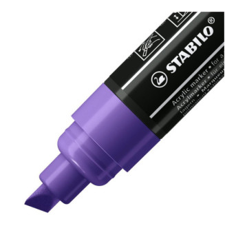 Marqueur pointe large FREE acrylic T800C violet
