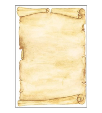 Papier à Lettres Imprimable Design Parchemin  A4 90 g 50 feuilles