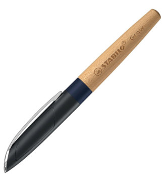 Stylo-plume  Grow - bleu myrtille/bois de hêtre