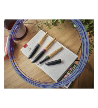Stylo-plume  Grow - bleu myrtille/bois de hêtre