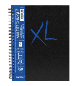 Carnet de dessin XL BOOK MIXED MEDIA Textured, A5
