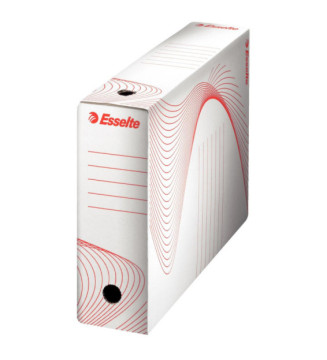 Boîte d'archivage BOXY carton 25 x 35 cm Dos de 80 mm Blanc