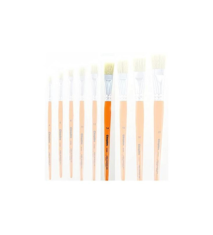 Brosse plate soie de porc n°14 Cléopâtre