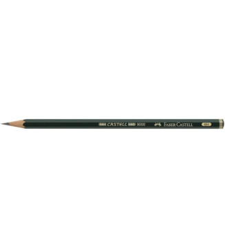 Crayon papier 9000 hexagonal mine 2mm 6H