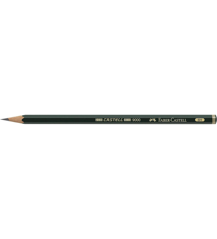Crayon papier 9000 hexagonal mine 2mm 6H