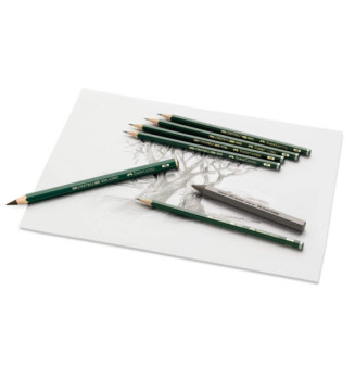 Crayon papier 9000 hexagonal mine 2mm 6H