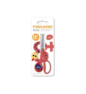 Ciseaux classic Enfant 13cm pour GAUCHER bout rond Rouge