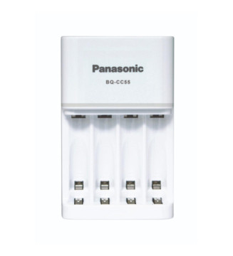 Eneloop Chargeur Smart Plus Ni-MH AA/AAA avec 4 Piles AA 2000mAh